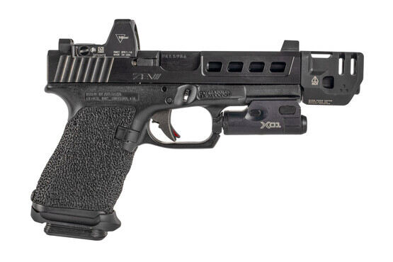 Mass Driver Compensator for Compact Glock Gen3 G19 from SI matches the width of the slide